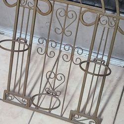 Garden rod iron plant hanger