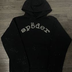 Rhinestone Spder Hoodie