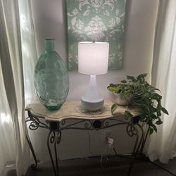 Beautiful Vintage Travertine Table