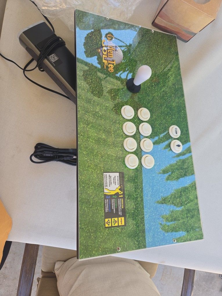 Arcade 1 Up Golden Tee Golf Control Deck upgrade