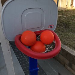 Little Tikes basketball hoop