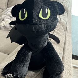 Toothless “Build a bear” plush 