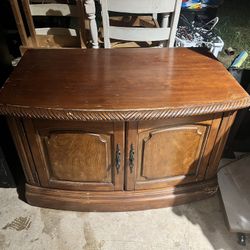 Table Or Tv Stand With Cabinet 