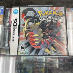 Pokemon Platinum DS Authentic $185 Gamehogs 11am-7pm