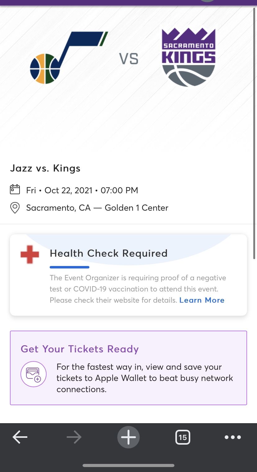 Kings Vs Jazz Tickets Opening Night