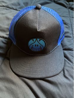 World Industries Blue & Black Trucker Snapback Hat NEW With Tags