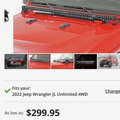 Jeep Wrangler light bar. Rough Country