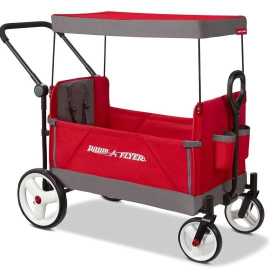 πβ¨ Radio Flyer Kid & Cargo Wagon + Stroller β With Canopy! :