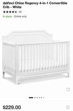daVinci Chloe Regency 4-in-1 Convertible Crib - White