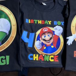 Súper Mario Custom T Shirt 