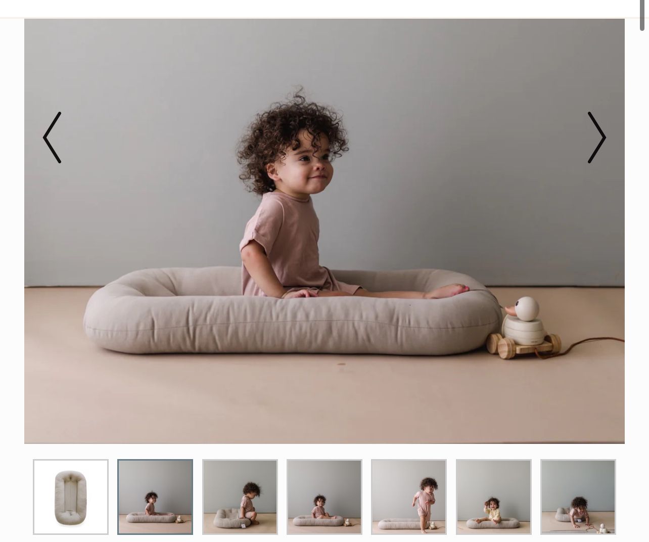Snuggle Me Organic Toddler Lounger With Cover