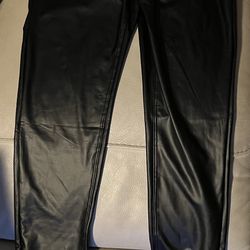 Faux Leather Pants Size 6/8
