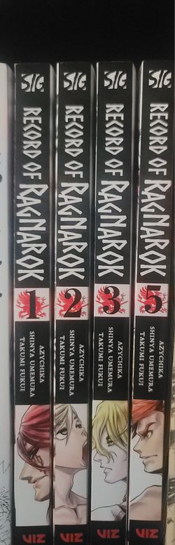 RECORD OF RAGNAROK MANGA 1-3, 5