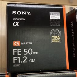 Sony FE 50mm F1.2 GM Lens
