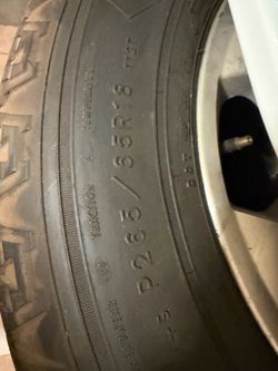 P265/65R18 Rims and Tires