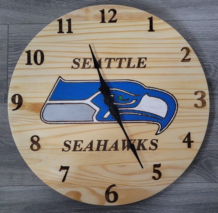 16.5" NFL Clock (other designs available) ORDER BEFORE BIG GAME!