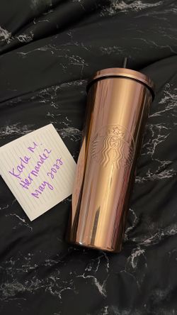 Starbucks Venti Rose gold Stainless Steel