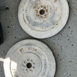 2 25 POUNDS WEIGHTS (50 LBS TOTAL)