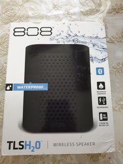 808 TLS H2O WIRELESS BLUETOOTH SPEAKER - WATERPROOF