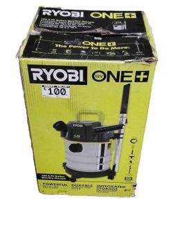 Ryobi Pwv201b Yellow Wet / Dry Vacuum
