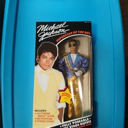 MICHAEL JACKSON GRAMMY AWARDS COLLECTIBLE DOLL IN BOX 1984
