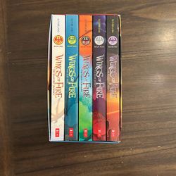 Wings of fire books 1-5 