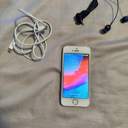 Gold iPhone 5S 16 GB Unlocked Comes With Free Charger And Earphones 