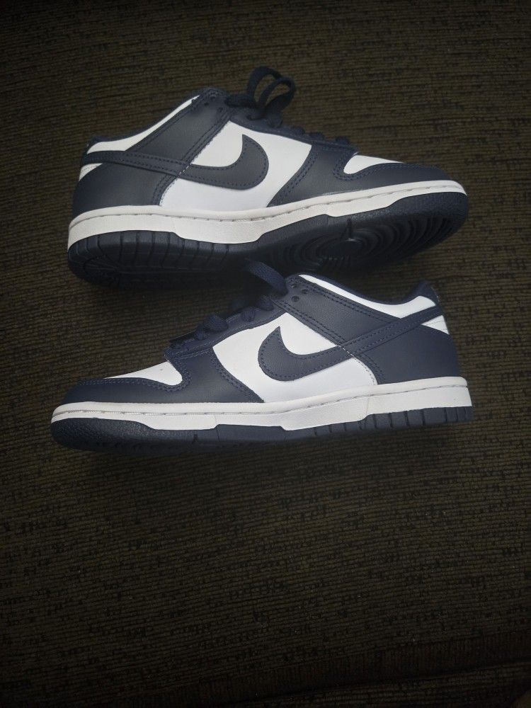 Kids 3.5 Youth Navy Blue Dunks