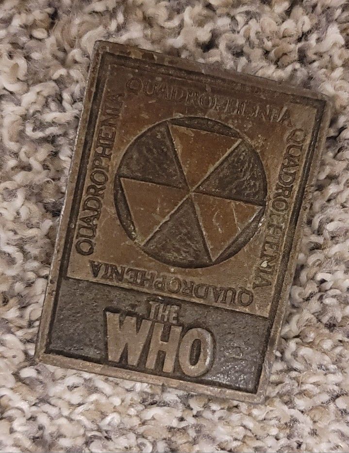The Who Quadrophenia Rock Music
Memorabilia Band 1970s Vintage
Belt Buckle