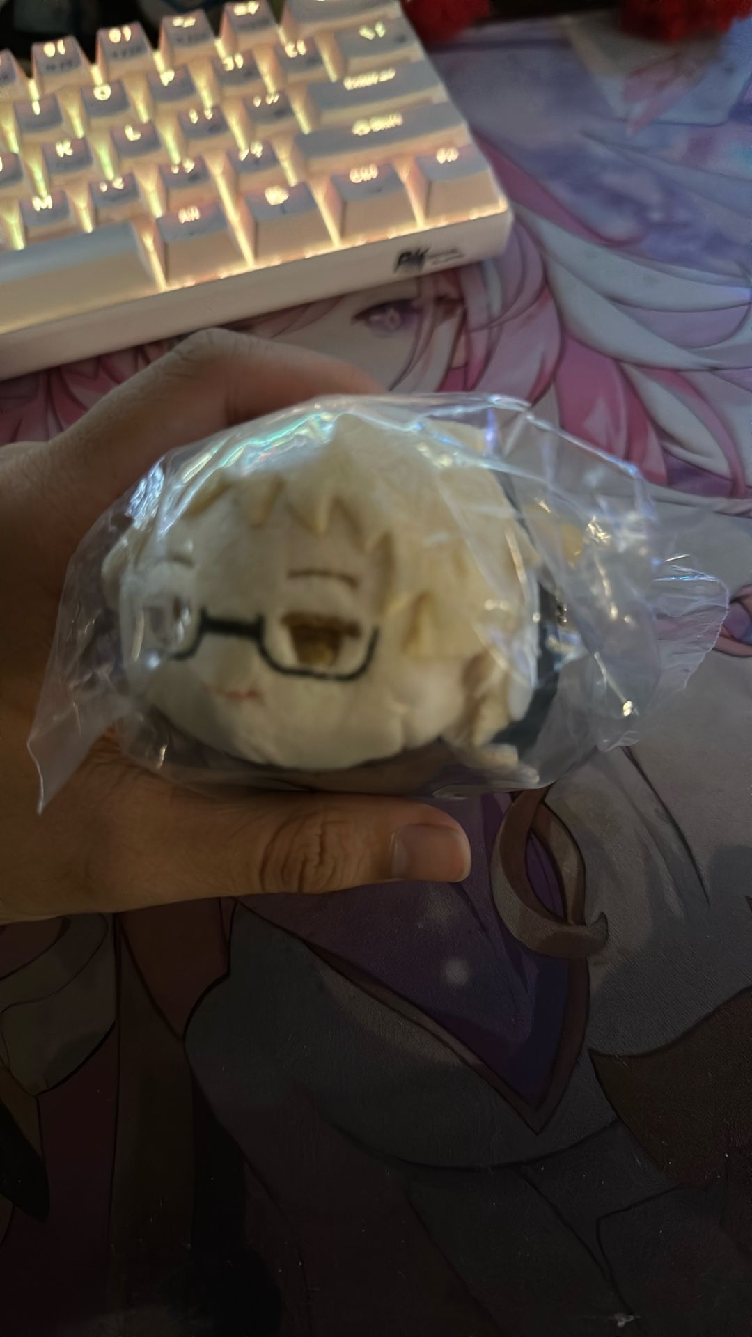 anime plushie keychain