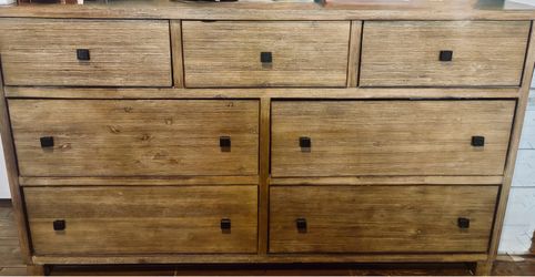 7-Drawer Wood Dresser