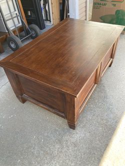 Coffee table with storage