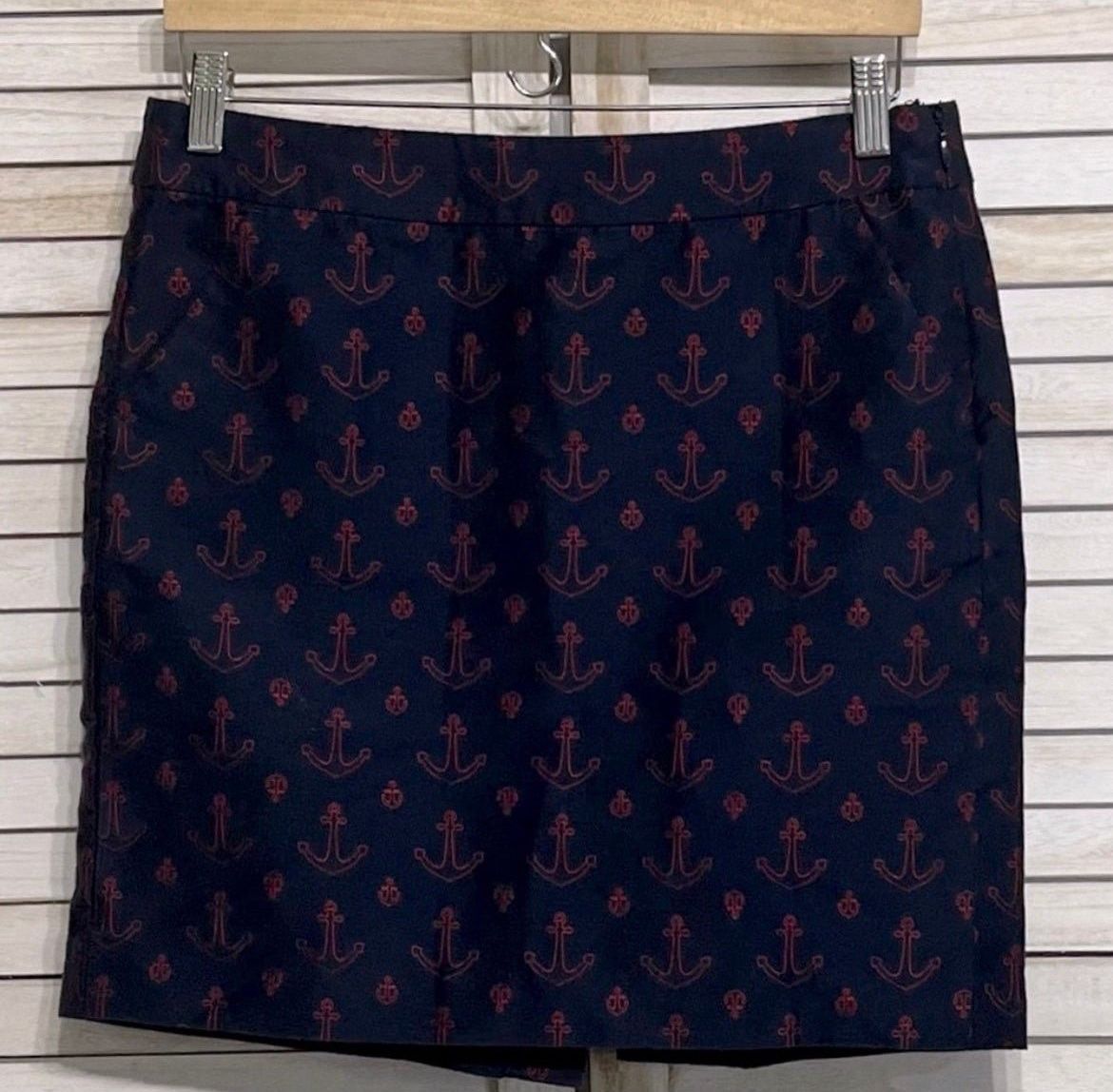 NWOT Tommy Hilfiger Anchor Pencil Shirt Women’s Size 2 PRICE FIRM