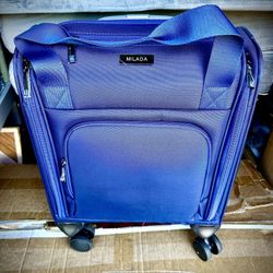 Milada Air Travel Approved Carry on Top Quality Luggage - brand new  H18xL14xD7 inch