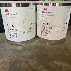 3m Scotchcast Electrical Liquid Resin 9n 10 Lb (4.5kg) Part A And Part B