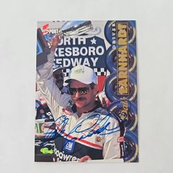 1995 Classic 3/635  Nascar Racing Dale Earnhardt Auto Autograph GOAT 
