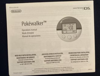 Pokewalker Manual only