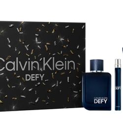 New Mens Calvin Klien Defy Eau De Parfum Mens Cologne Perfume De Hombre Nuevo Set
