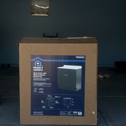 30” Bathroom Vanity Cabinet (Wood Only) – $50