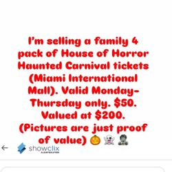 House Of Horror Haunted Carnival