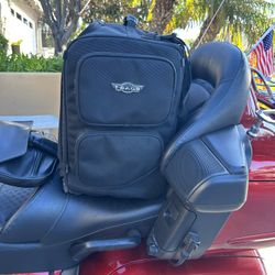 T-Bags Motorcycle Travel Storage Dresser Backseat Luggage Bag Backpack Sissy Bar