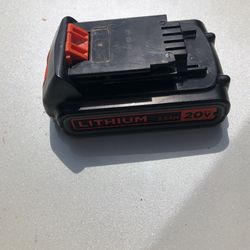 Black And Decker 20v Lithium Battery