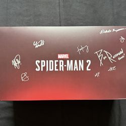 Developers & Creators Signed Marvel's Spider-Man 2 - Collector's Edition - NO GAME - Open Box.
