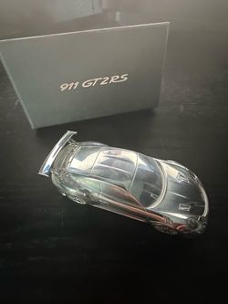 Authentic Porsche 911 GT2 RS Solid Aluminum Billet Paperweight
