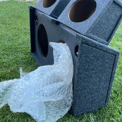 2 12 Inch Sub Box And 2 6x9