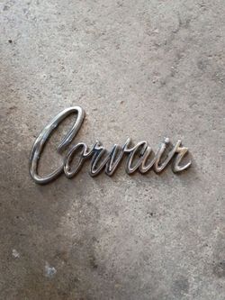 "CORVAIR CAR EMBLEM"