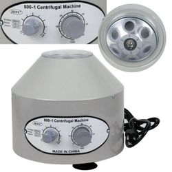 Electric Lab Laboratory Centrifuge Machine PRO Desktop Lab Medical Practice w/Timer and Speed Control - Low Speed - 4000 RPM - Capacity 20 ml x 6-110v
