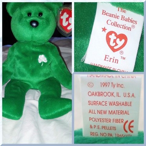 Beanie Baby Rare ERIN 1997