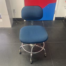 Blue Desk Chair 