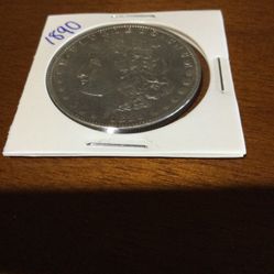 MORGAN SILVER DOLLAR……… 1890